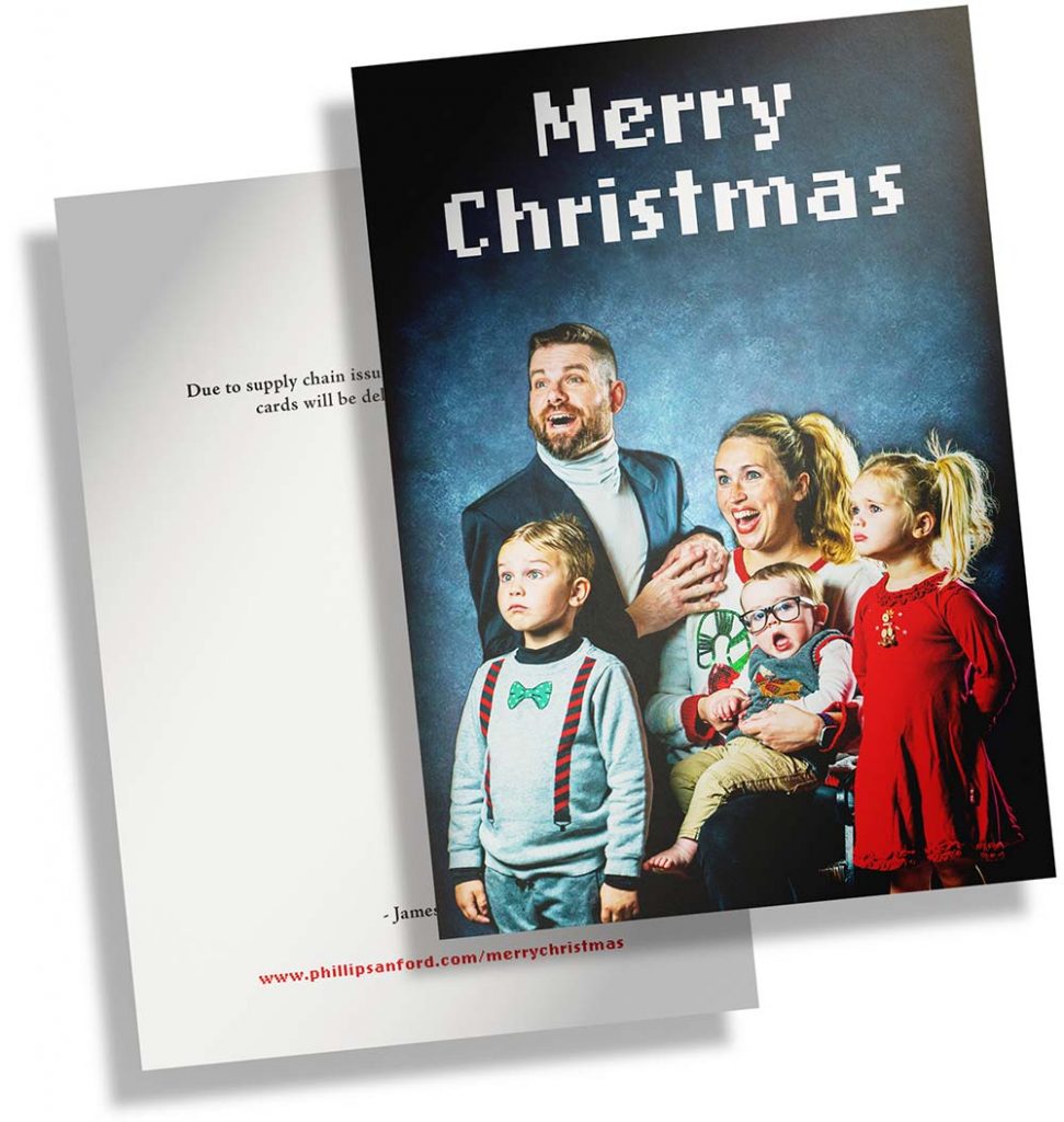 2021 Christmas Card mock-up